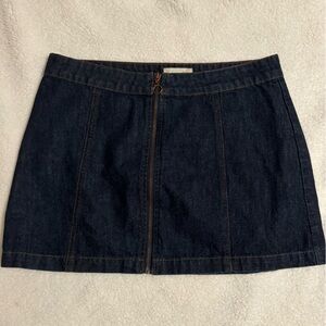 Altar’d State Dark Blue Denim Skirt